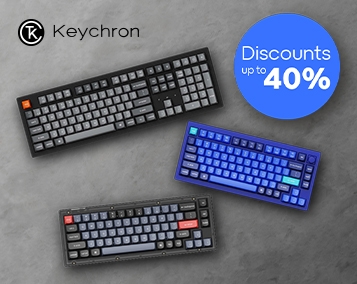 Up to 40% Discounts on Keychron Devices!