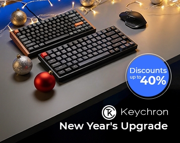 New Year’s Upgrade: Maximum Discounts on Keychron!
