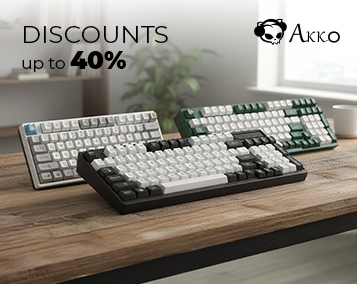 Gaming Style with Akko – Up to 40% Discounts