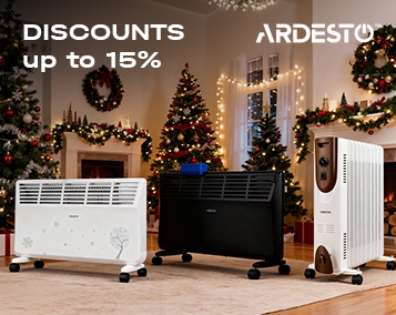 Cozy Winter with ARDESTO: Up to 15% Discounts on Heaters