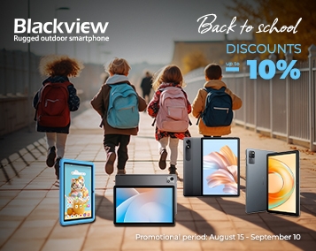 Back to School: Up to 10% off Blackview Tablets