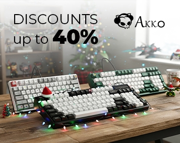 Akko’s Final Sale of the Year: Discounts of up to 40% on Legendary Keyboards and Accessories!